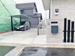 施工例画像：和歌山市 新築シンプル オープン外構